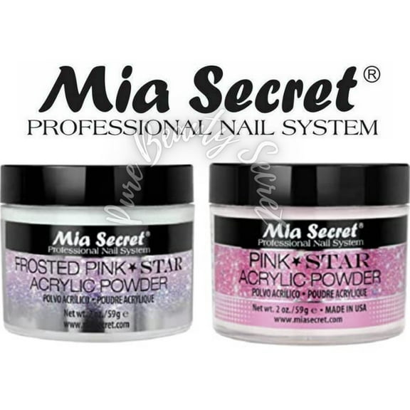 Mia Secret Acrylic STAR (Pink/Frosted Pink) 2 oz
