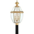 thumbnail image 2 of Quoizel Newbury 4-Light 16" Outdoor Post Light in Polished Brass, 2 of 3