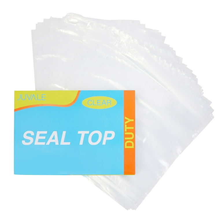 120-Pack Large Clear Plastic Self-Sealing 2 Gallon Storage Bags with Resealable  Zip Top Lock for Travel, Food, Freezer, Packaging, Shipping, Home  Organization (2mil, 17x13 In) 