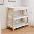 thumbnail image 2 of Portable blanca baby changing mesa con waterproof pad - a diaper changing station, 2 of 7