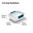 thumbnail image 6 of OXO Prep & Go 3.3 Cup Lunch Prep Container, Teal, 6 of 6