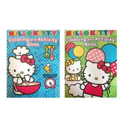 Hello Kitty Jumbo Coloring & Activity Book SET of 2 | Walmart Canada