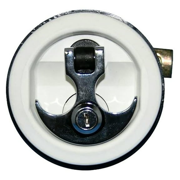 TH Marine Locking Anchor Lock - White w/ Chrome Handle - ALC-2-DP