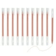 thumbnail image 1 of Uxcell 12 Pcs Colored Gel Pens, 0.5mm Fine Point Pastel Gel Pens High Light Ink for DIY Projects Painting Journaling Notebook Black Paper Drawing, 15cm Length Light Brown Ink, 1 of 6