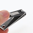 thumbnail image 2 of 1 Pc Cortauñas Plegable Pequeño Cubierta Negra para Mujeres y Hombres Tono Negro y Plata, 2 of 6