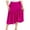 Magenta, variant on Women's Plus Size Airflow Midi Skirt With A Bow