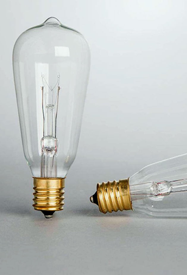 Edison Bulb 7 WattST40 Replacement Bulbs 2/Pack