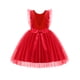 thumbnail image 1 of Vestido Arshiner para niñas pequeñas, sin mangas, con forma de princesa, tutú, rojo, 1 of 6
