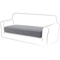 thumbnail image 1 of Housse de Coussin Extensible Housse de Coussin de Canapé Protecteur de Meubles Housse de Siège de Canapé pour Canapé Housse de Coussin 1 Pce pour Causeuse, Gris Clair, 1 of 7