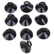 thumbnail image 1 of 10pcs 35/45mm Black/Clear Rubber Suction Cup Suction Cups Hook Car Sun Visor Suction Cup Car Accessories~10987, 1 of 1