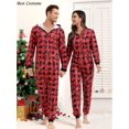 thumbnail image 3 of Pijama de Navidad para hombre y mujer, ropa de dormir con estampado bonito, para vacaciones familiares, Año Nuevo, 3 of 4