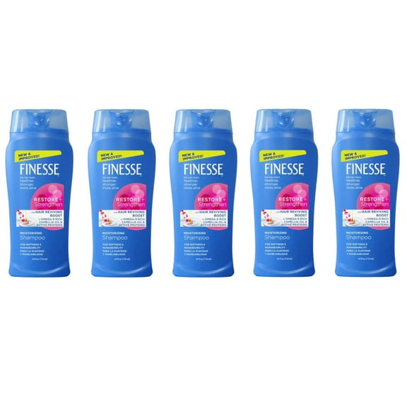 Finesse Restore & Strengthen Moisturizing Shampoo, 24 oz. - Pack of 5