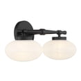 thumbnail image 4 of Barrow 2-Light Bathroom Vanity Light in Matte Black, 4 of 6