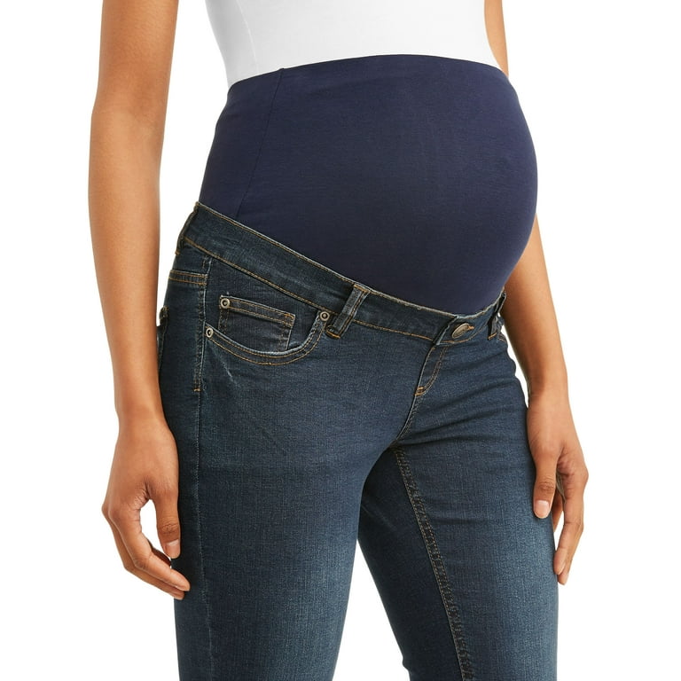 Savi Parker Women's Maternity Jeans Over The Belly - Pregnancy Clothes for  All Seasons, Maternity Pants – 27“ Inseam (S, Savannah Wash) 