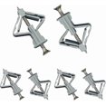 thumbnail image 1 of 60 Pieces Plasterboard Dowels, Plasterboard Dowels With Screws, Plasterboard Wall Fixings, Hollow Wall Fixings, For Plasterboard Wall Installation, Ve, 1 of 5