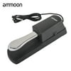 ammoon Piano Keyboard Sustain Damper Pedal for Casio Yamaha Roland Electric Piano Electronic Organ