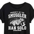 thumbnail image 3 of Star Wars - Property Of The Smuggler Han Solo - Women's Oversized Tee, 3 of 5