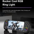 thumbnail image 4 of Gamepad Controlador Juegos Joystick Inalámbrico D8 Telescópico Con Turbo/Gyro 6 Ejes/Diente Vibración Compatible RGB 5.2 para Android/iPhone/Switch/PS4/PC Azul, 4 of 9