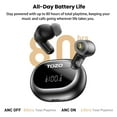thumbnail image 5 of TOZO NC20 Smart Active Noise Cancelling Wireless Earbuds, LDAC Hi-Res Audio, Stereo Bass, 6 Mics AI Clear Calls, 80H Play, 32 EQ via App, IPX8 Waterproof Headphones, Wireless Charging, LED Display, 5 of 9