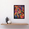 thumbnail image 2 of Abstract Latino Pop Festival Dance Music South America Colourful Bright Bold Painting Rhythm Body Energy Theatre Arts Artwork Art Print Framed Poster Wall Decor 12x16 inch, 2 of 5