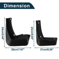 thumbnail image 3 of Guardabarros únicos de Bargains para Volkswagen Passat B8 2019-2022 con accesorios de montaje, guardias contra salpicaduras delanteros y traseros, 1 juego, 3 of 6