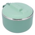 thumbnail image 4 of Ensaladeras, Acero Inoxidable Anti Escaldado 1200ML Contenedor De Almacenamiento De Alimentos Seguro Y Duradero Para El Hogar Cocina Para La Escuela Oficina ANGGREK Otros, 4 of 8