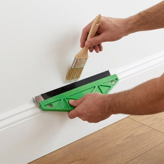 Elodie Paint Edger Trim Guard Cleaning Paint Shield for Construction Ceilings Walls Green
