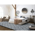 thumbnail image 3 of SAFAVIEH Metro Lauressa Geometric Area Rug, Navy/Ivory, 6' x 6' Square, 3 of 9