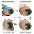 thumbnail image 2 of POGLIP Tropical Wildlife Lizard Set of 8 Round Coaster for Drinks, Absorbent Ceramic Stone Coasters Cup Mat with Cork Base for Home Kitchen Room Coffee Table Bar Decor, 2 of 5