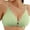 Green, variant on Jelly Bras For Women Front Closure Bra Womens Metal Clasp Wireless Racerback Comfort Bralette Yellow M-3Xl