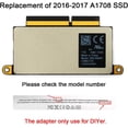 thumbnail image 3 of HUGFEGWE MAC SSD Upgraded Adapter 2230/2242mm M.2 NVME SSD Upgraded Convert Adapter for MAC Pro 2016 2017 13" A1708 CJ25311-8867, 3 of 8