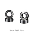 thumbnail image 2 of mmirethe 4pcs pour 1/14 LC RC Voiture 4pcs Roulement pour 1/14 Alliage, 4pack / Lot 4pcs Roulement pour 1/14 LC Lisse Durable 4pcs Roulement pour 1/14 LC 7 * 11 * 3mm 1Set, 2 of 6