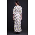 thumbnail image 4 of Bimba Rayon Circle & Triangle Geometric Ladies Long Gown Boho Beach Cocktail Party Maxi SlitÂ&nbsp;Dress-Large, 4 of 6