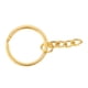 thumbnail image 4 of 100pcs blancos Llavero de cadena de eslabone anillos abiertos para llaves, manualidades de joyería de bricolaje - Oro BLESIY Hallazgos de piezas de llaves de bricolaje, 4 of 6