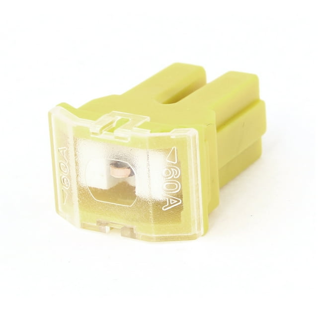 60A Amarillo Recto Terminal Pequeño Hembra Pal Fusible para Vehículo