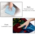 thumbnail image 4 of Santa Claus Canvas Picnic Blanket Outdoor Waterproof Portable Mat for Camping Beach Park - Lightweight Foldable Picnic Rug with Carry Strap - Extra Large Size Family-Friendly Plaid Pattern, 4 of 6