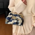 thumbnail image 4 of Jiibva Crane Pattern Clutch with Chain Chinese Style Crossbody Bag Women's Evening Bag for Wedding Banquet Party Prom Events, 4 of 7