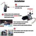 thumbnail image 4 of UTV Windshield Wiper Kit 12V Compatible with Polaris Ranger RZR 800/900 / 1000, Electric 90 Degree Windshield Wiper Motor & Universal Power UTV Windshield Kit 16" Wiper Blade, 4 of 6