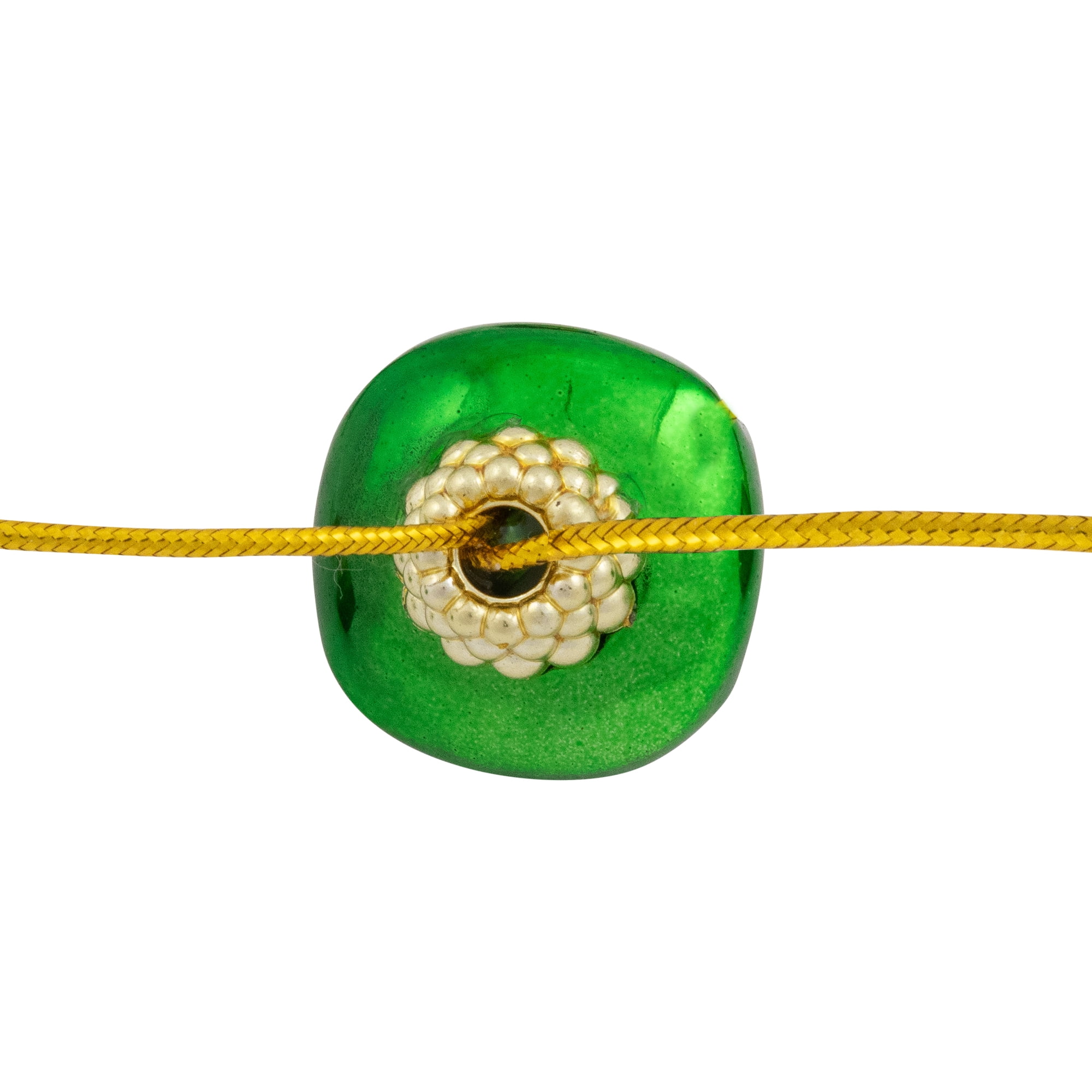 Northlight Shiny Metal Jingle Bells Christmas Garland - 7.5' x 1" - Green