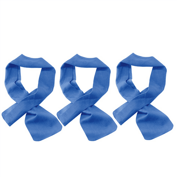 3 Pack Cooling Towels for Neck and Face,Instant Ice Cooling Neck Wraps ,Cooling Rags Mini Neck Coolers,3 * Cooling Towels,Blue