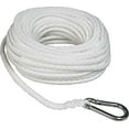thumbnail image 1 of SeaSense 1/4" x 100' Poly Hollow Braide Anchor Line, White, 1 of 3