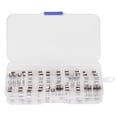 thumbnail image 1 of Ccdes Quick Blow Glass Fuse, Fast-Blow Glass Fuse,50Pcs 10 Values Quick Blow Glass Tube Fuse Fast-Blow Fuse Box Assorted Set 20mm, 1 of 8