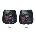 thumbnail image 3 of Salouo Forest Mushroom Skull Print Women's 2 in 1 Running Shorts Double-Layer Shorts Athletic Workout Gym Yoga Shorts Running Shorts for Women-Medium, 3 of 7