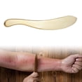 thumbnail image 1 of Runquan Gua Sha Facial Tool Brass Handheld Portable Scraping for Full Body Eyes Face 19cm, 1 of 8