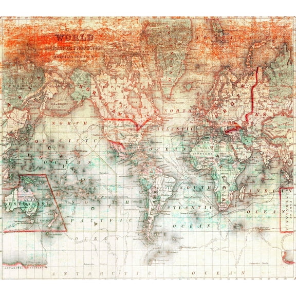 Planet Earth by Parvez Taj Painting Print on Wrapped Canvas