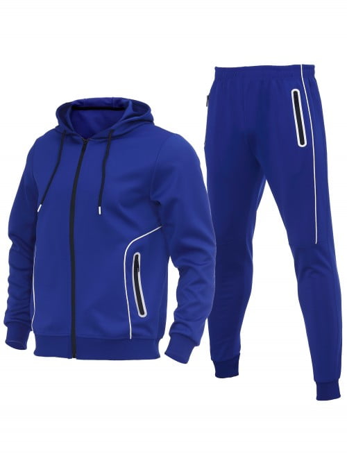 Active mens tracksuit two pieces,Fashion hoodie Sweatsuits outdoor Full