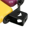 Stri Yellow and Purple Square Wooden Fish Cow Bell High and Low Pitch