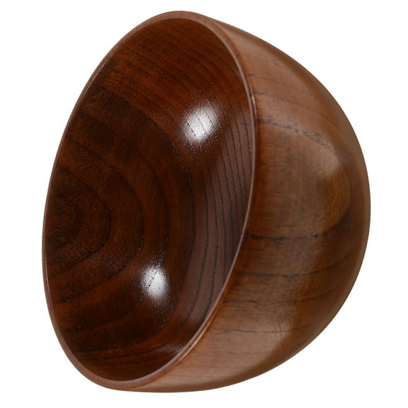 Masteelf Wooden Bowl for Home Use Large Capacity Multi Salad Fruit Dessert Safe Reliable Smooth Surface 10.24 inches