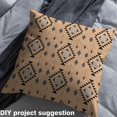 thumbnail image 2 of Homewish Western Tribal Fabric by the Yard 2 Yard,Rustic Aztec Room Decor Fabric by the Yard,Deep Beige Gray Fabric for Sewing For Girls Boys,Microfiber Bedroom Decor, 2 of 6