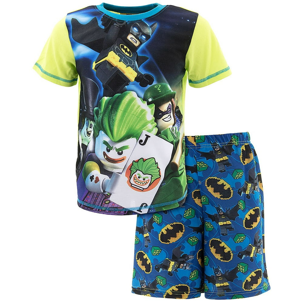 SGI Apparel Lego Batman Joker Boys Shorty Pajamas